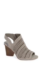 Women's Vince Camuto Derechie Perforated Shield Sandal M - Grey