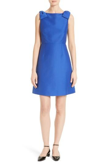 Women's Kate Spade New York Double Bow A-line Dress - Blue