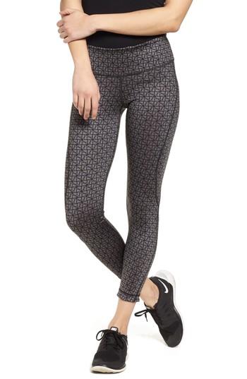Women's Vineyard Vines Ombre Monstera Performance Leggings - Black