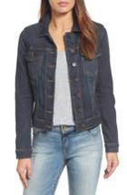 Petite Women's Kut From The Kloth 'helena' Denim Jacket P - Blue