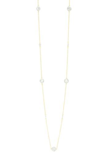 Women's Freida Rothman Fleur Bloom Long Strand Station Necklace