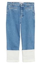 Men's Loewe Fisherman Wide Leg Stonewash Jeans