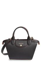 Longchamp 'small Le Pliage - Heritage' Leather Satchel -