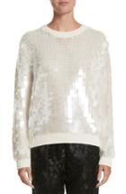 Women's Marc Jacobs Sequin Wool Sweater - Ivory