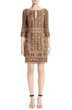 Women's St. John Collection Priya Embroidered Shift Dress