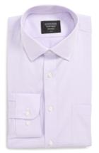 Men's Nordstrom Men's Shop Trim Fit Solid Dress Shirt .5 32/33 - Purple