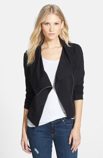Women's Two By Vince Camuto Ponte Moto Jacket