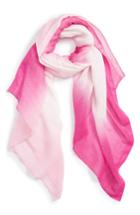 Women's Caslon Ombre Haze Scarf, Size - Pink
