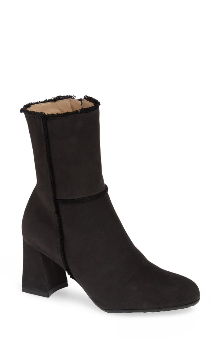 Women's Ron White Perry Block Heel Bootie .5 Eu - Grey