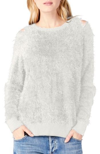 Women's Michael Stars Eyelash Knit Sweater - Ivory