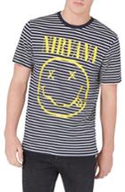 Men's Topman Nirvana Stripe T-shirt - Blue