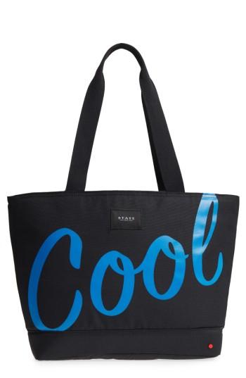 State Bags Charles Insulated Canvas Tote - Black
