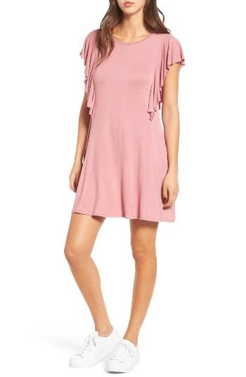 Women's Socialite Ruffle Sleeve T-shirt Dress