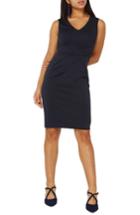 Women's Dorothy Perkins Scuba Pencil Dress Us / 18 Uk - Blue