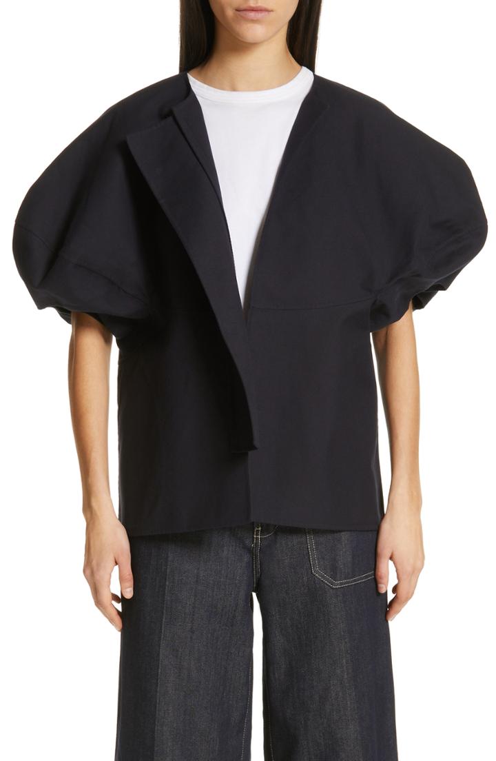 Women's Sofie D'hoore Clock Puff Sleeve Jacket Us / 34 Fr - Black