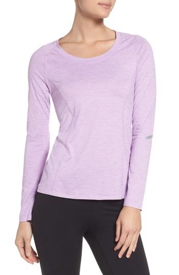 Women's Zella Run Play Breeze Tee - Purple