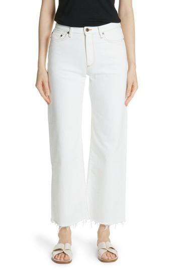 Women's Simon Miller Enid High Waist Wide Leg Jeans - White