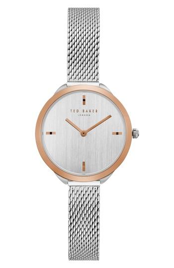 Women's Ted Baker London Elana Mesh Strap Watch, 30mm