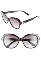 Women's Calvin Klein 56mm Square Sunglasses - Black