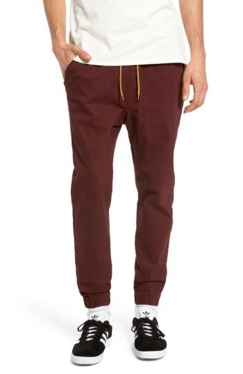 Men's Lira Clothing Weekend Jogger Pants - Burgundy