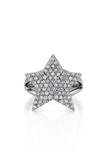 Women's Sheryl Lowe Pave Diamond Star Ring