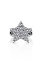 Women's Sheryl Lowe Pave Diamond Star Ring