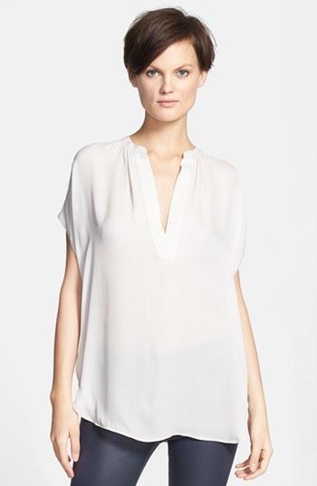 Vince 'popover' Cap Sleeve Top