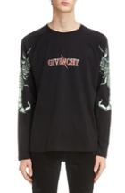 Men's Givenchy Scorpio Fire Graphic Long Sleeve T-shirt