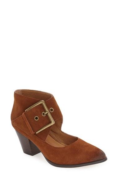 Women's Corso Como 'bernadette' Mary Jane Buckle Pump .5 M - Brown