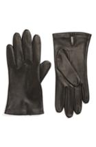 Women's Nordstrom Lambskin Leather Gloves - Black