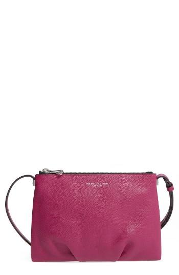 Marc Jacobs The Standard Leather Crossbody Bag - Pink