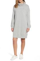Women's Caslon Cowl Neck Knit Dress, Size - Grey
