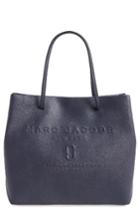 Marc Jacobs Logo Leather Shopper - Blue