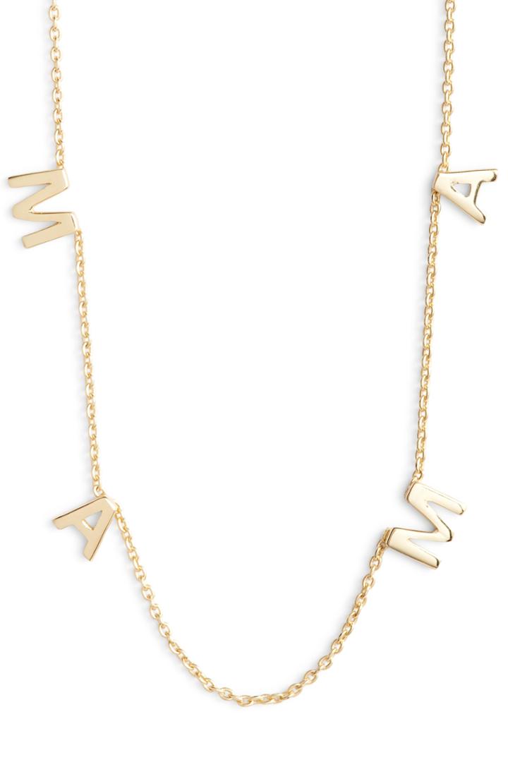 Women's Argento Vivo Mama Frontal Necklace