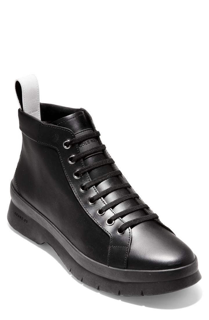 Men's Cole Haan Pinch Utility Waterproof Boot .5 M - Black