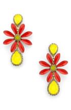 Women's Elizabeth Cole Massey Flower Drop Earrings