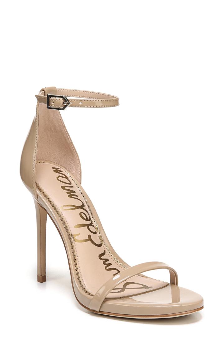Women's Sam Edelman Ariella Ankle Strap Sandal .5 M - Beige