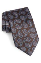 Men's Ermenegildo Zegna Paisley Silk X-long Tie