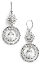 Women's Marchesa Orbital Crystal Drop Earrings