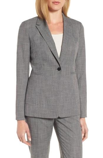 Women's Emerson Rose Two-tone Suit Jacket - Black