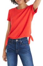 Women's Madewell Modern Side Tie Top, Size - Red