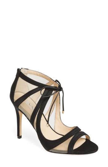 Women's Nina Cherie Illusion Sandal .5 M - Black