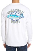 Men's Vineyard Vines Bonefish Long Sleeve T-shirt - White