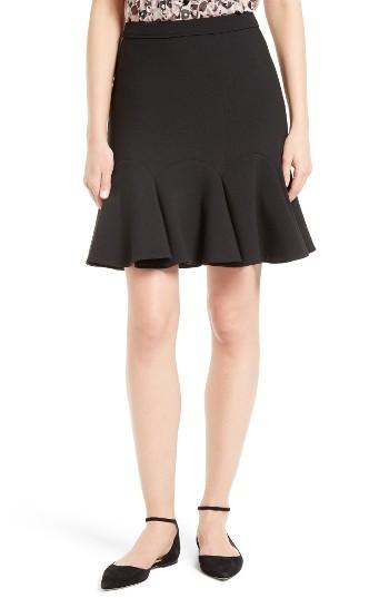 Women's Kate Spade New York Crepe Flounce Skirt