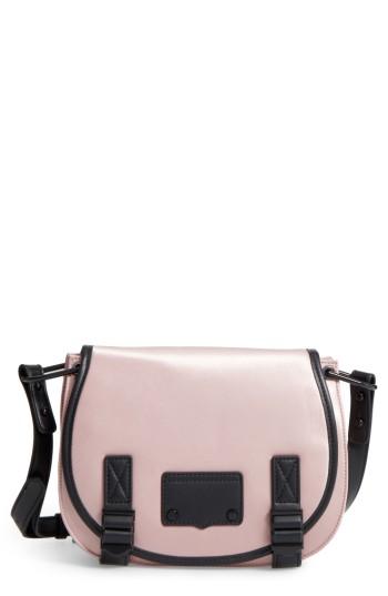 Rebecca Minkoff Military Satin Nylon Saddle Bag - Pink