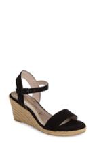 Women's Tamaris Livia Espadrille Wedge Sandal Eu - Black