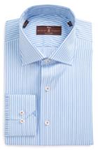 Men's Robert Talbott Estate Tailored Fit Stripe Dress Shirt .5 - Blue