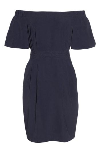 Women's Eliza J Off The Shoulder Obi Dress - Blue