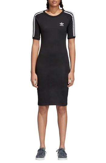 Women's Adidas 3-stripes Dress - Black