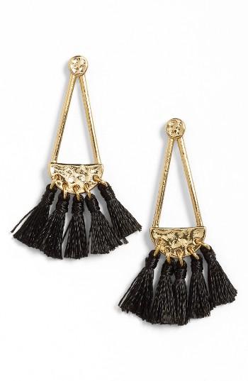 Women's Rebecca Minkoff Geo Tassel Chandelier Earrings